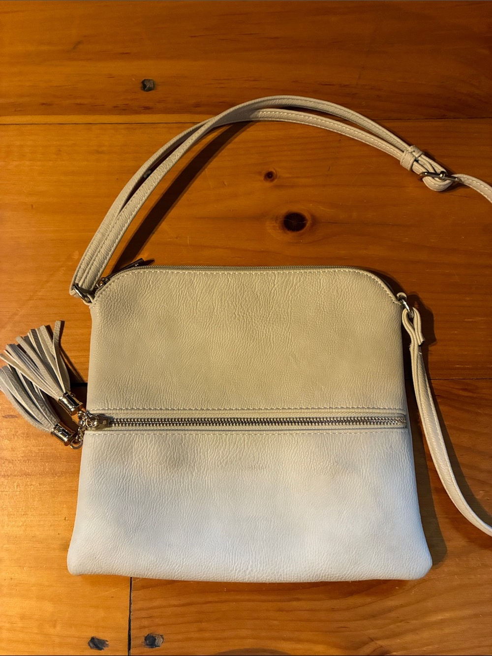 Crossbody Bag with Tassel Accent - Picture 10 of 10